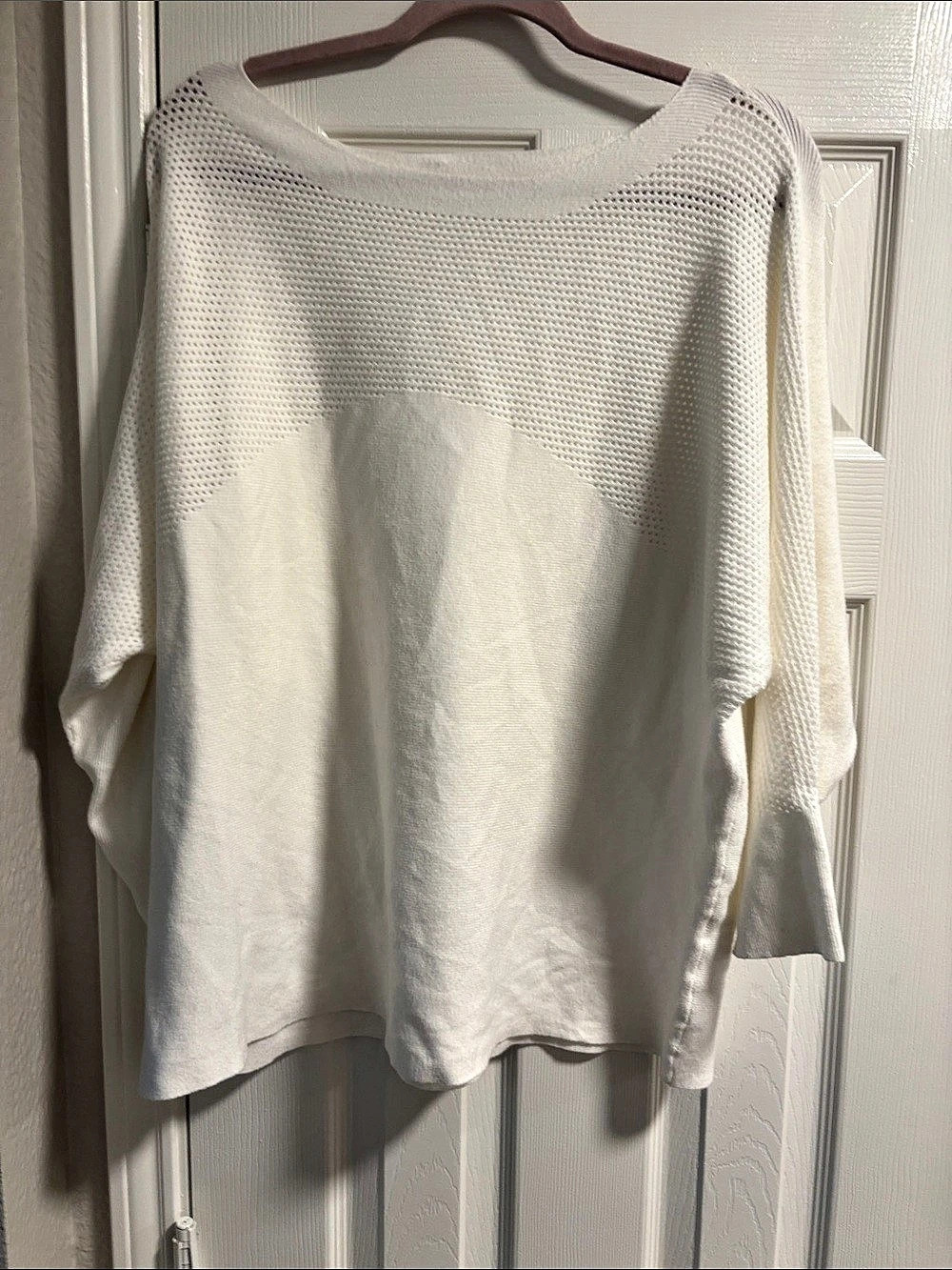 Vila Milano Women's Knit Sweater White XL Like New